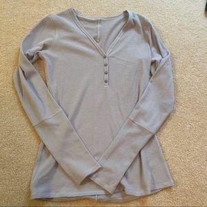 LULULEMON CLOSE CALL HENLEY LONG SLEEVE